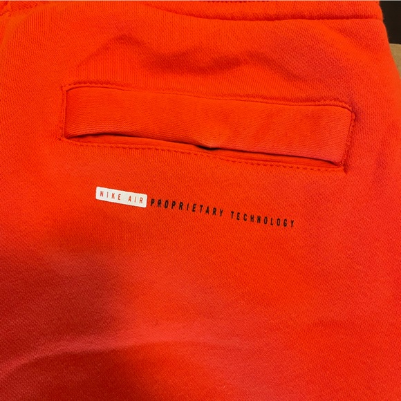 Nike Air Orange Men’s Joggers - Picture 3 of 4